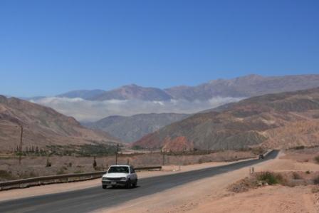 Wolkenband in der Quebrada